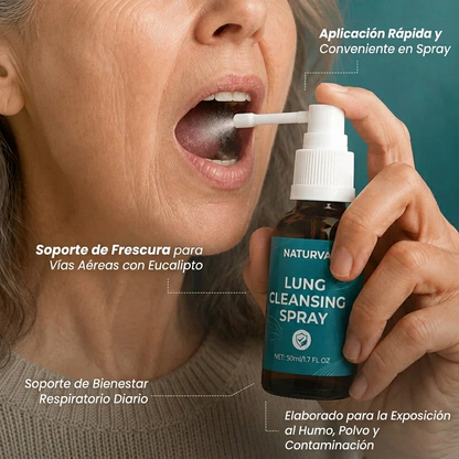 Spray limpiador pulmonar Naturva