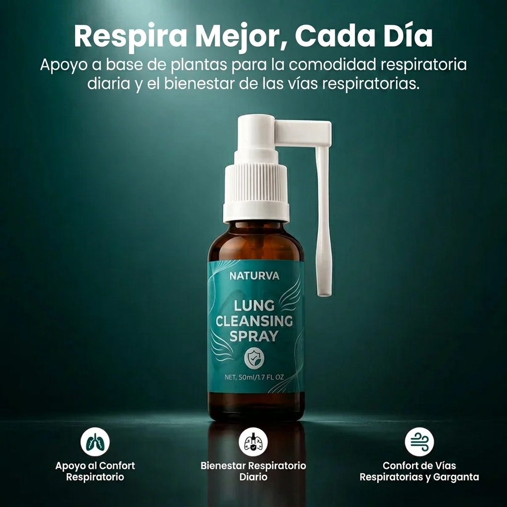 Spray limpiador pulmonar Naturva