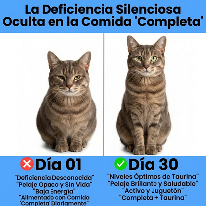 Protege el corazón, la visión y el bienestar de tu gato todos los días con Taurina de SaludFelina™