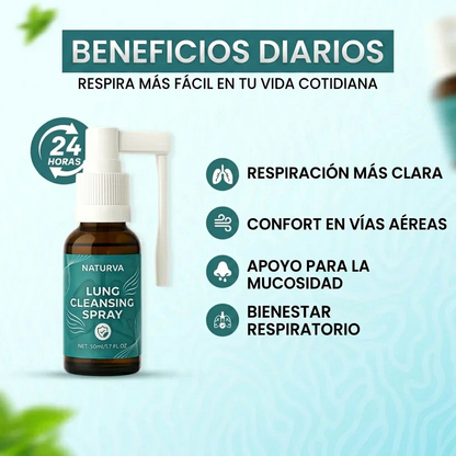 Spray limpiador pulmonar Naturva